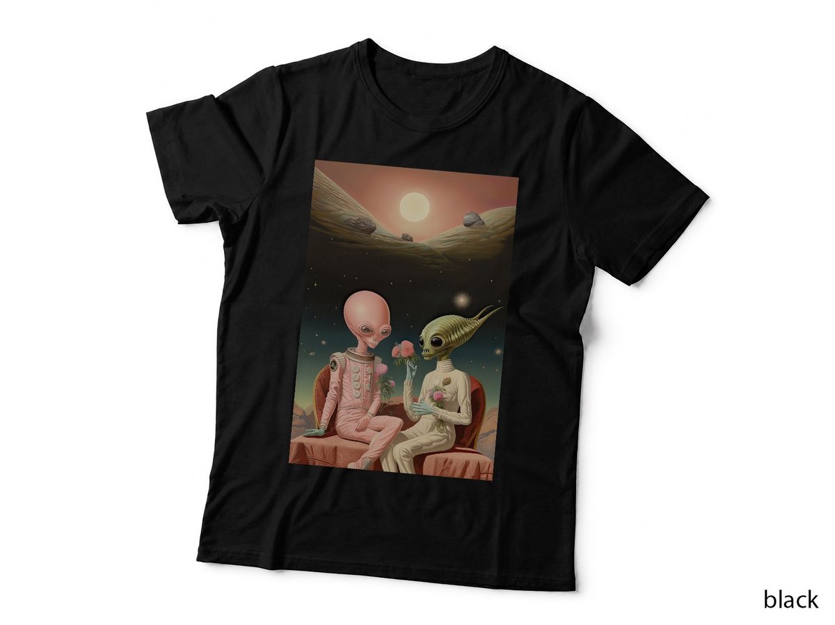 Intergalactic Botanists on a Fragrant Quest T-Shirt, Sci-Fi Botanical