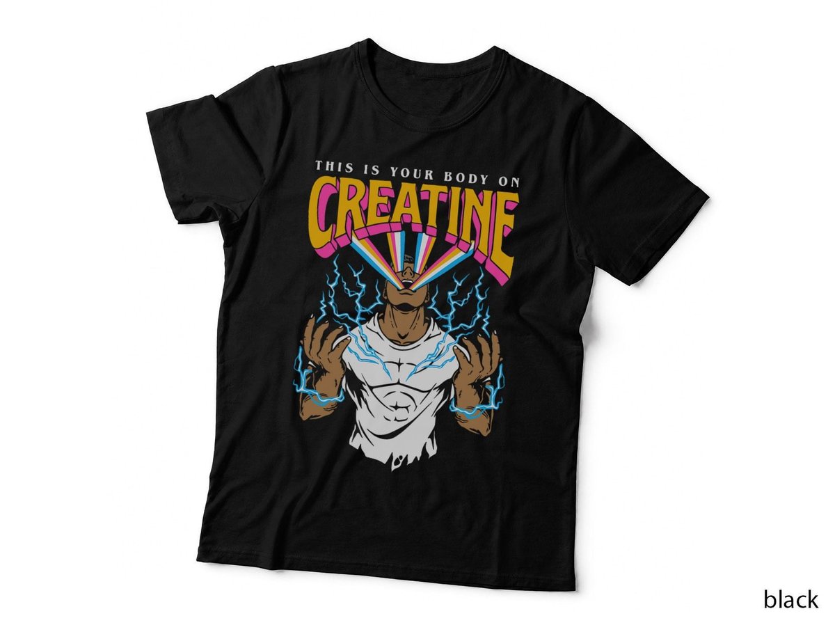 This Is Your Body On Creatine Workout Gym Birthday Gift T-Shirt