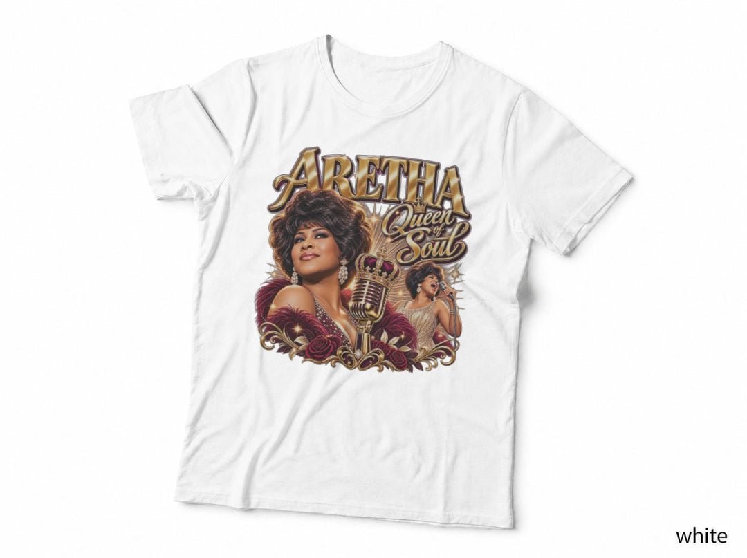 Aretha Franklin Queen Of Soul Music Detroit Singer T-Shirt Hoodie Vintage Gift