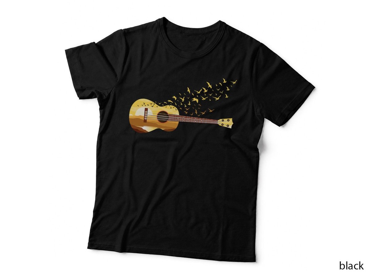 Scenic Uke Guitar - Ukulele Lover Guitar Ukulelist T-Shirt