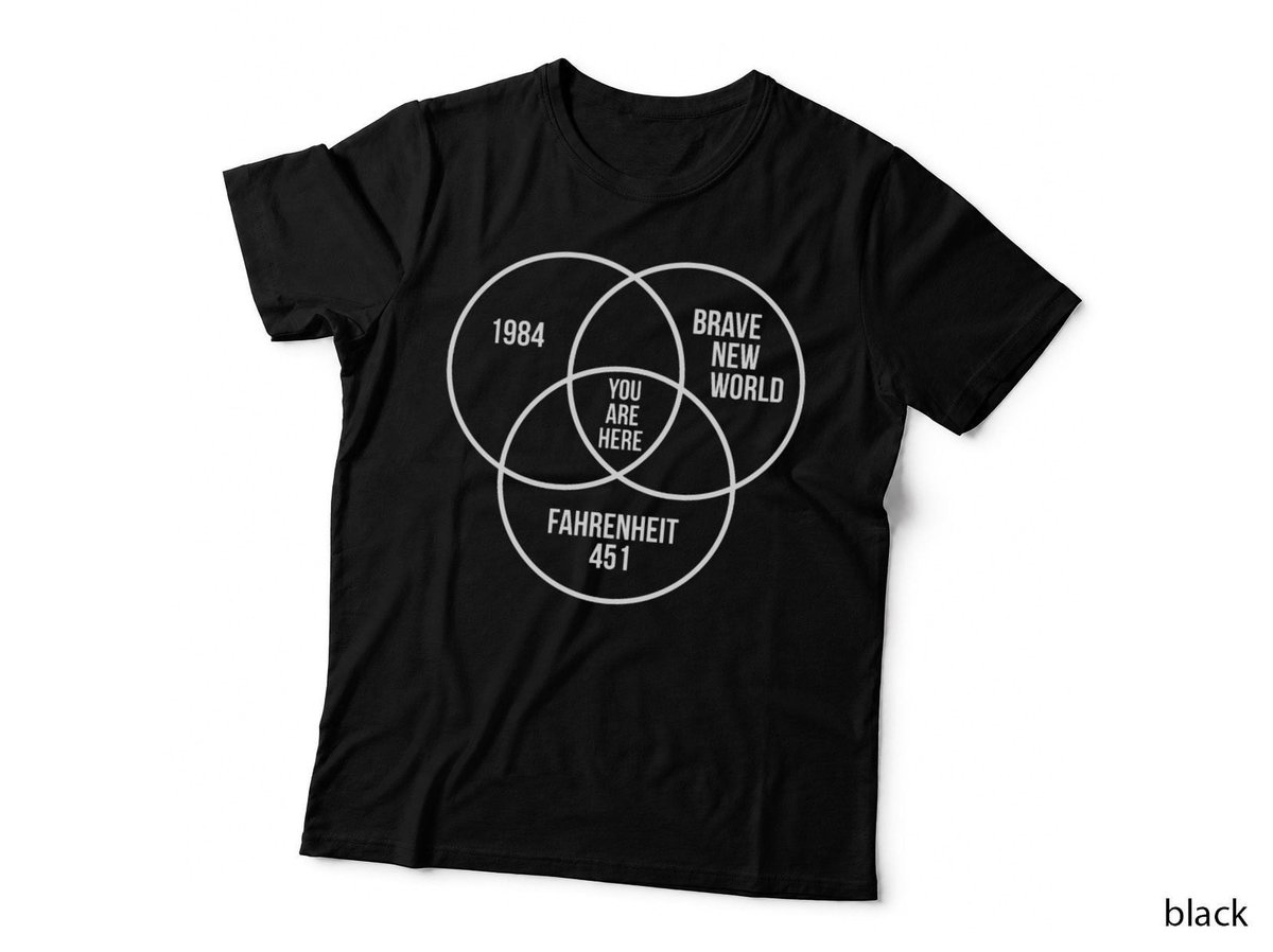 1984 Brave New World Fahrenheit 451 Conspiracy T-Shirt