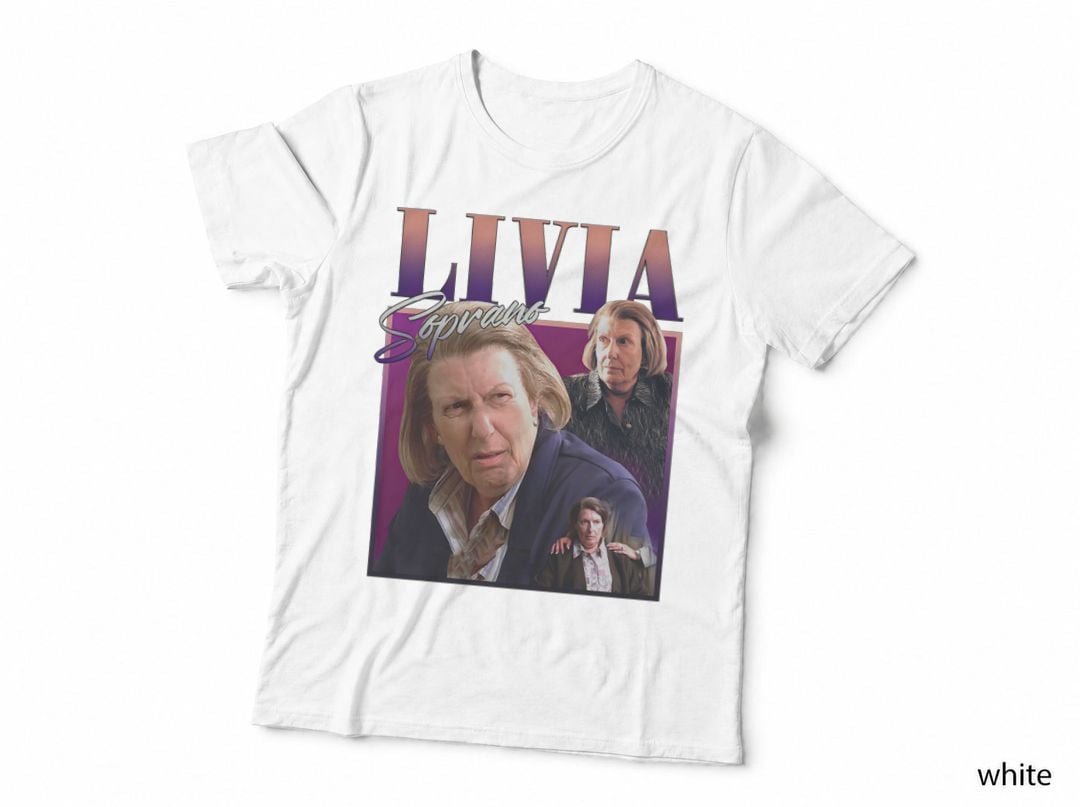 Livia-Soprano 90s Style Homage T-Shirt