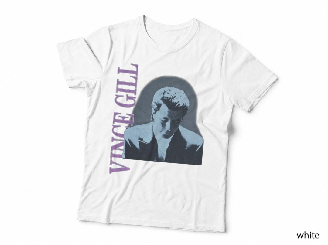 90s Country 1993 Single Stitch Vince Gill Tour  T-Shirt