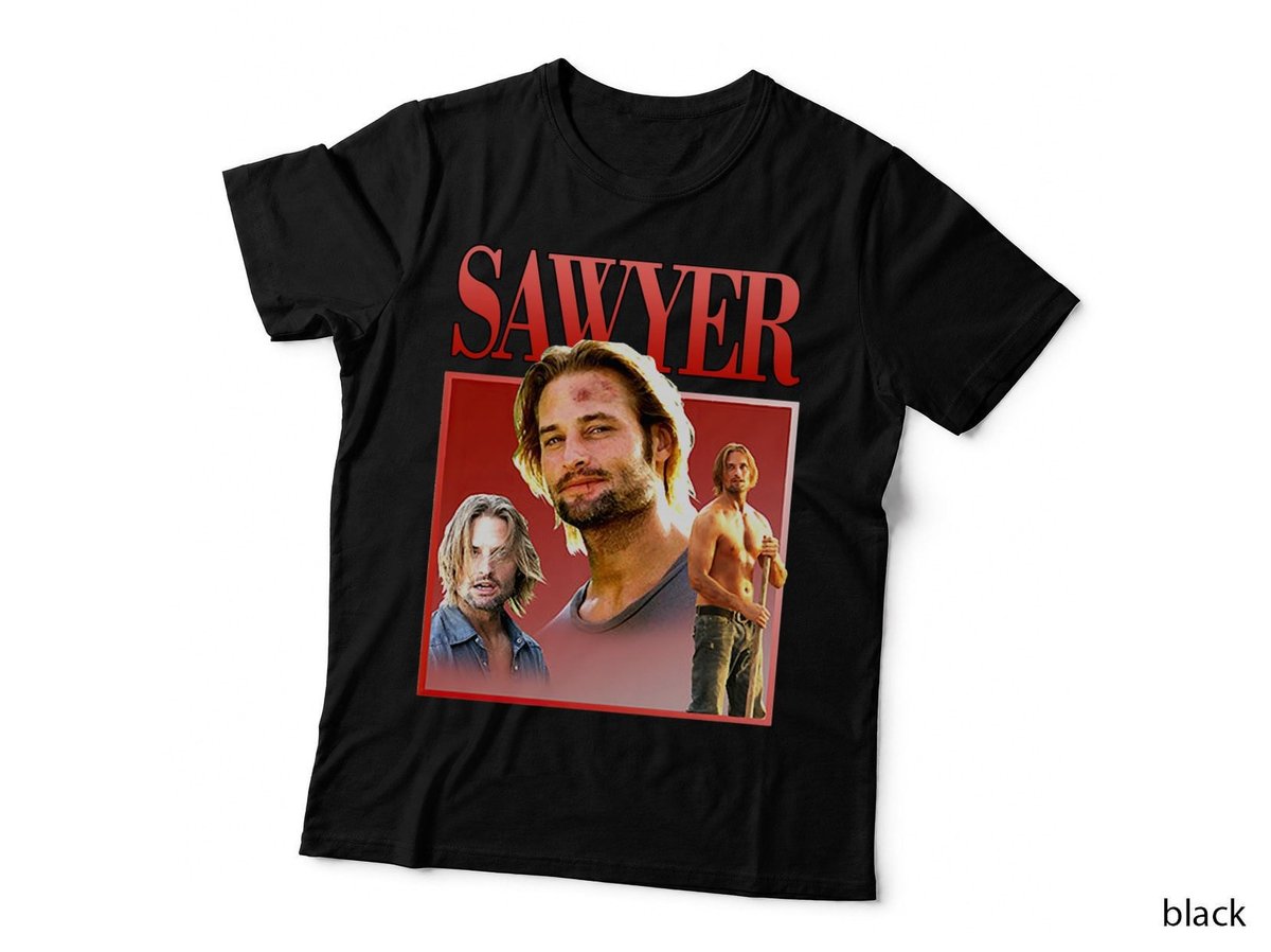 Sawyer From Lost Homage T-Shirt