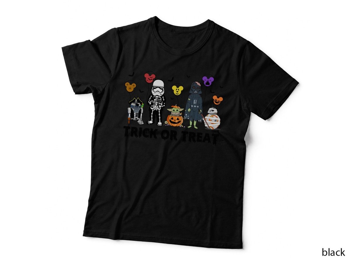 Galaxy War Halloween T-Shirt, Sci-Fi Horror Style, Trick or Treat