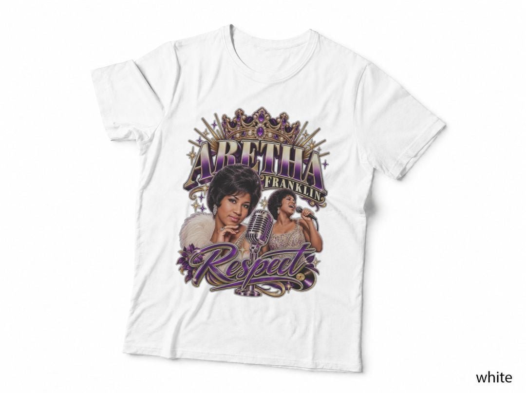 Aretha Franklin Respect 1967 Soul Music Concert T-Shirt Hoodie Vintage Gift