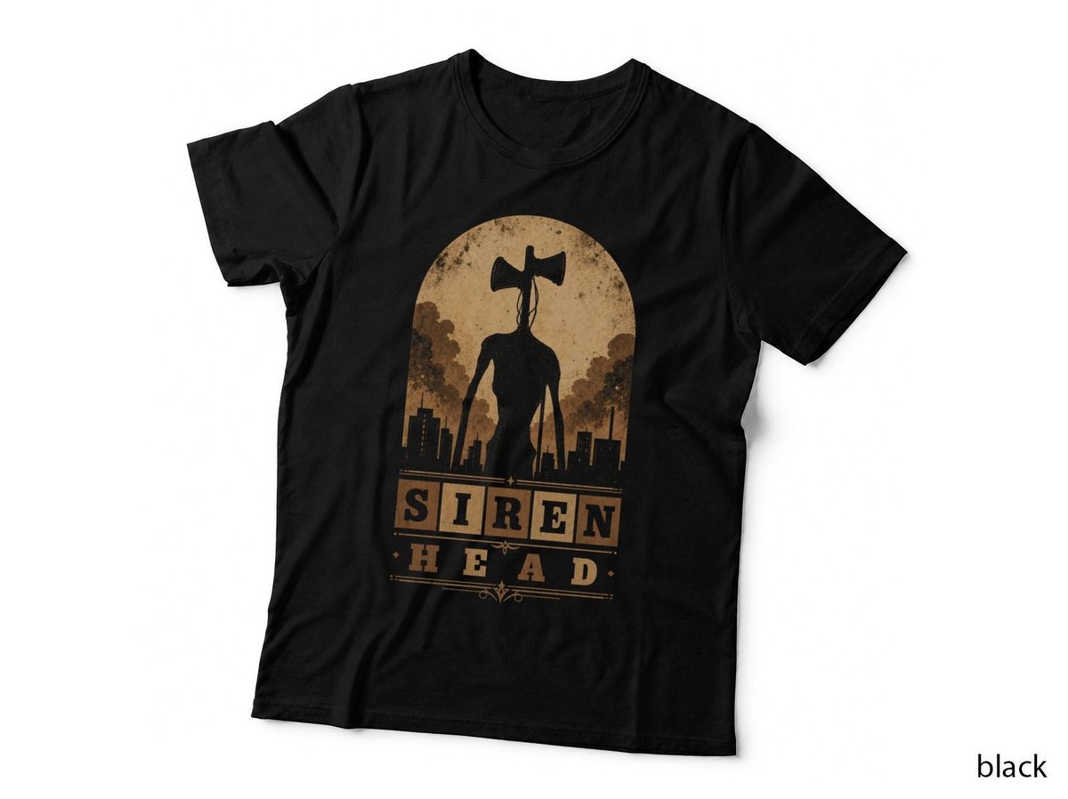 Siren Head Forest Creepypasta Urban Legend Horror Monster Goth T-Shirt Hoodie