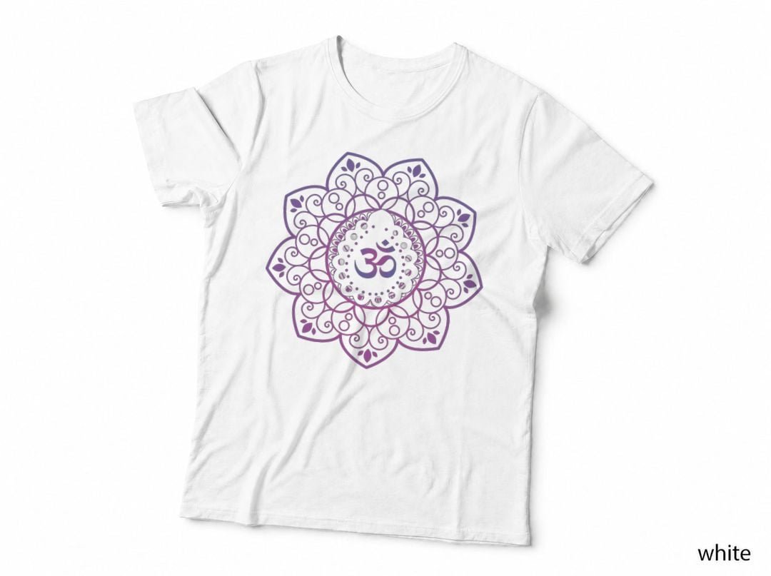 Om Meditations Mandalas Design Art Lover Spiritual Graphic T-Shirt