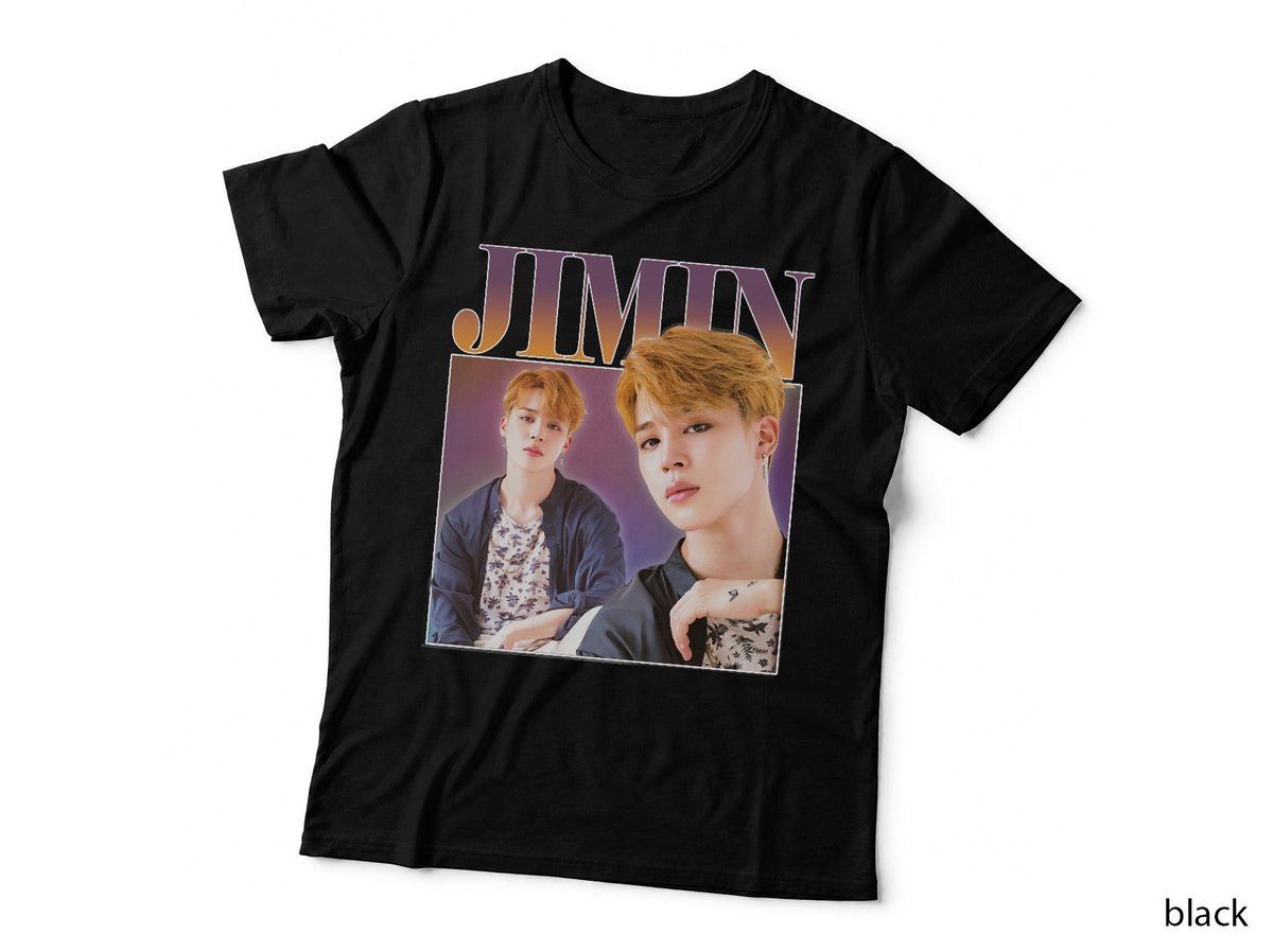 Jimin BTS T-Shirt, K-Pop Idol Vintage Homage, Music Lover Style