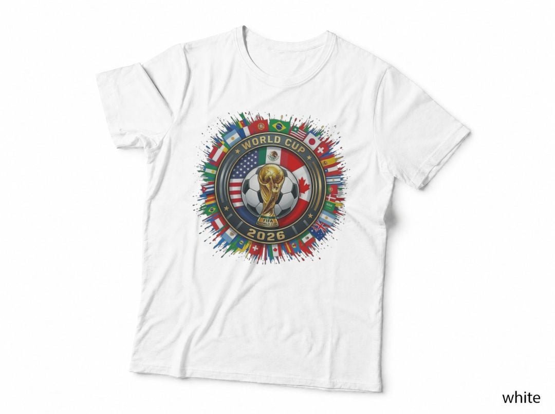 World Cup 26 Tshirt, 2026 Football Soccer Shirt, USA Canada England