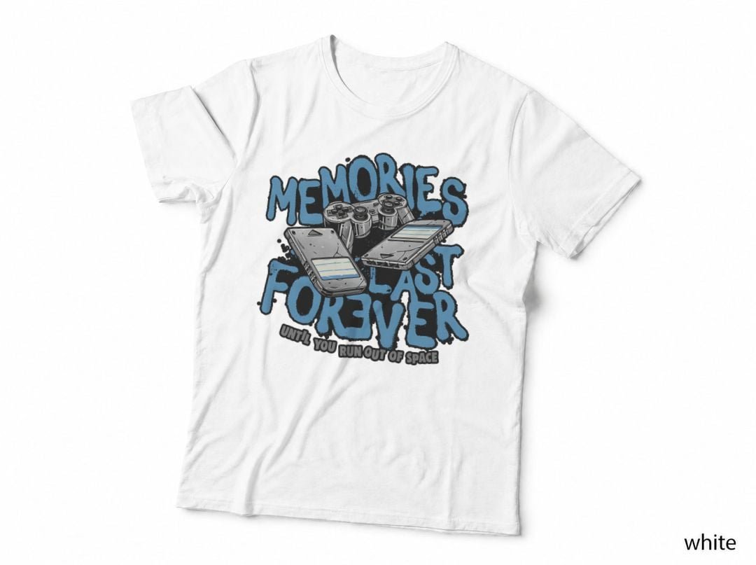 Retro Gaming Console Shirt, PS1 Shirt, Memories Last Forever T-Shirt
