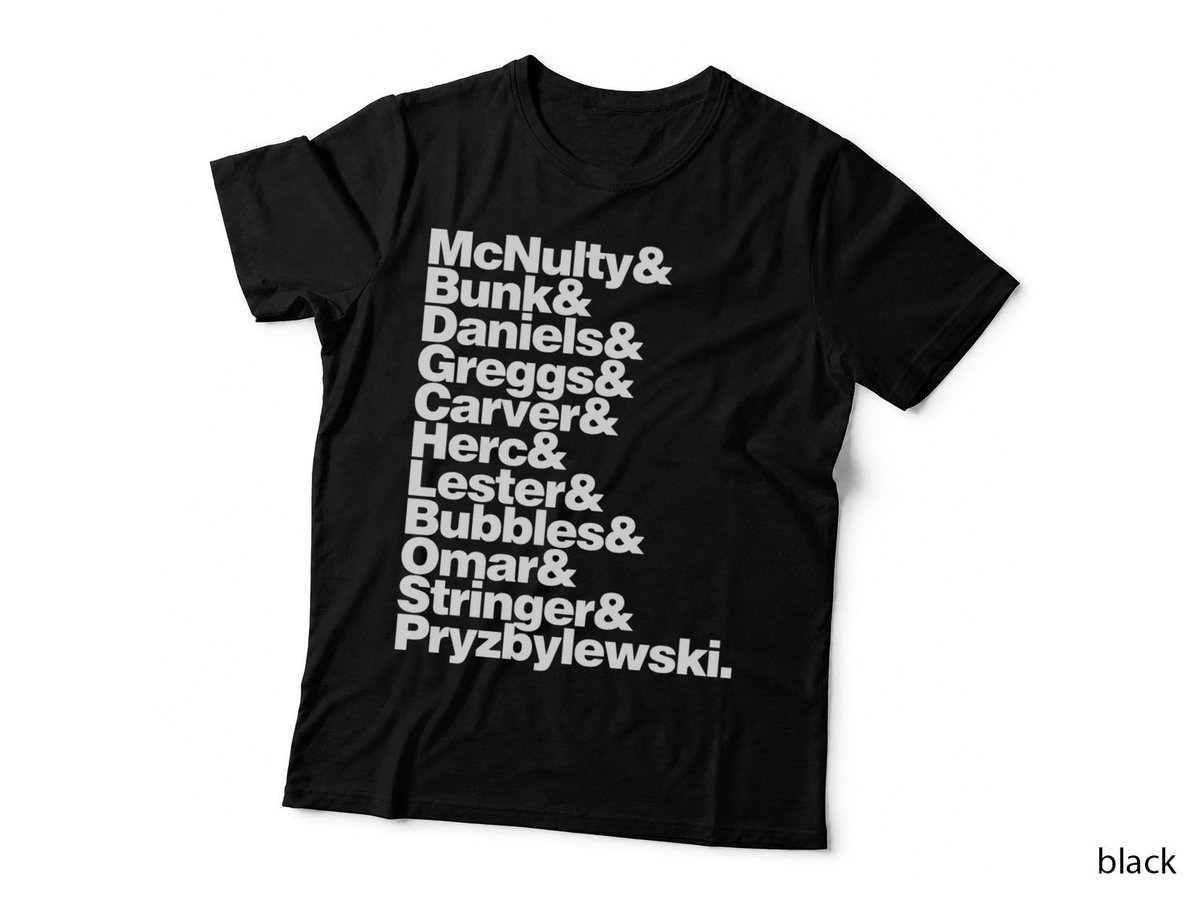 The Wire Characters T-Shirt, Retro TV Show Print, TV Fan Gift