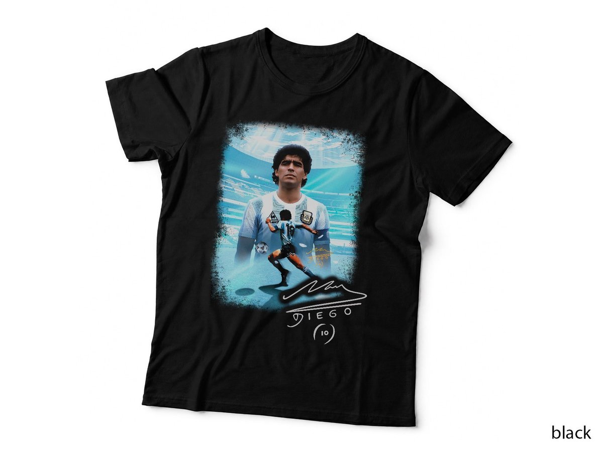 Diego Maradona Argentina Legend T-Shirt, Football Icon, Hand Of God Tribute