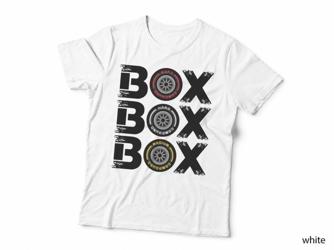 F1 Tyre Compound Design T-Shirt, Motorsport Style, Racing Enthusiast Apparel