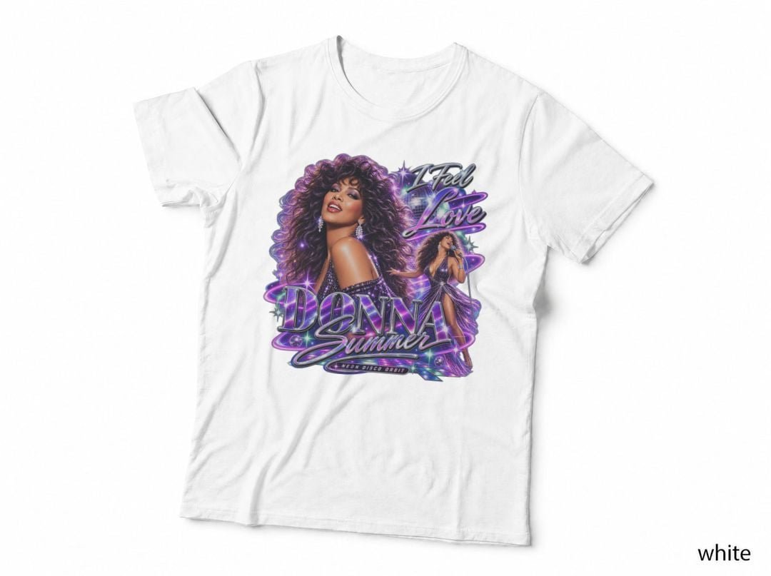 Donna Summer I Feel Love Disco Diva 70s Dance Music T-Shirt Hoodie Vintage