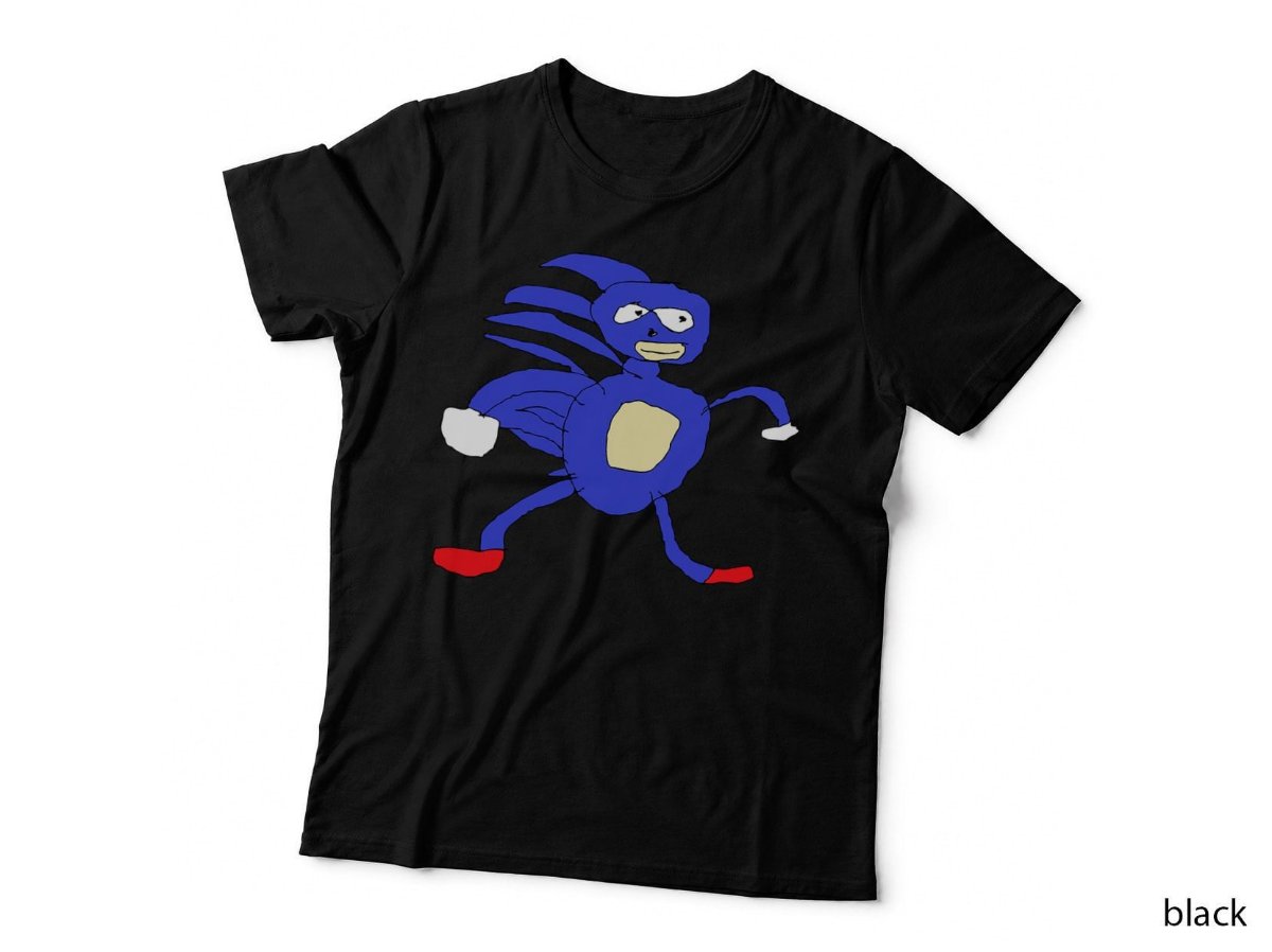 Sanic Hegehog Gotta Go Fast T-Shirt, Funny Sanik Meme Gamer Humour Hoodie
