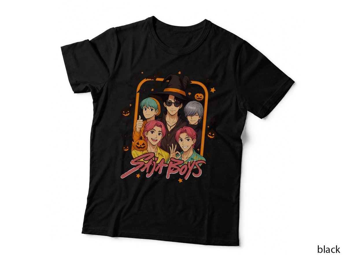 Saji Boys Halloween T-Shirt, Anime Style, Manga Fan Gift