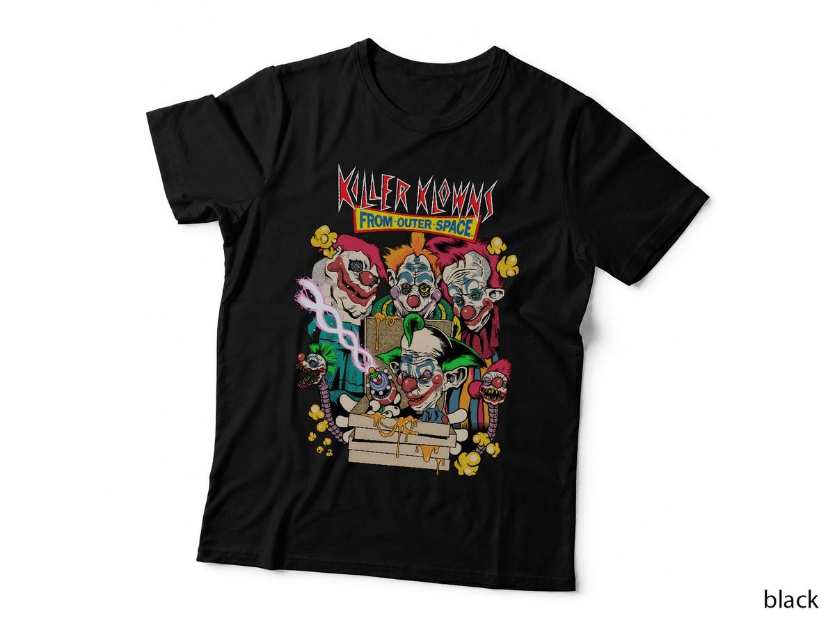 Killer Klowns From Outer Space T-Shirt, Retro 90s Horror Clown, Sci-Fi