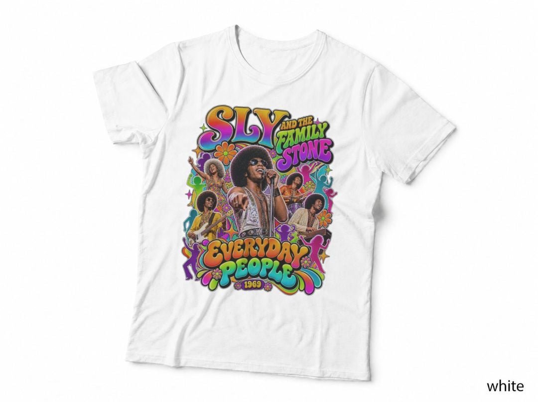 Sly And The Family Stone Everyday People 1969 Psychedelic Funk T-Shirt Hoodie