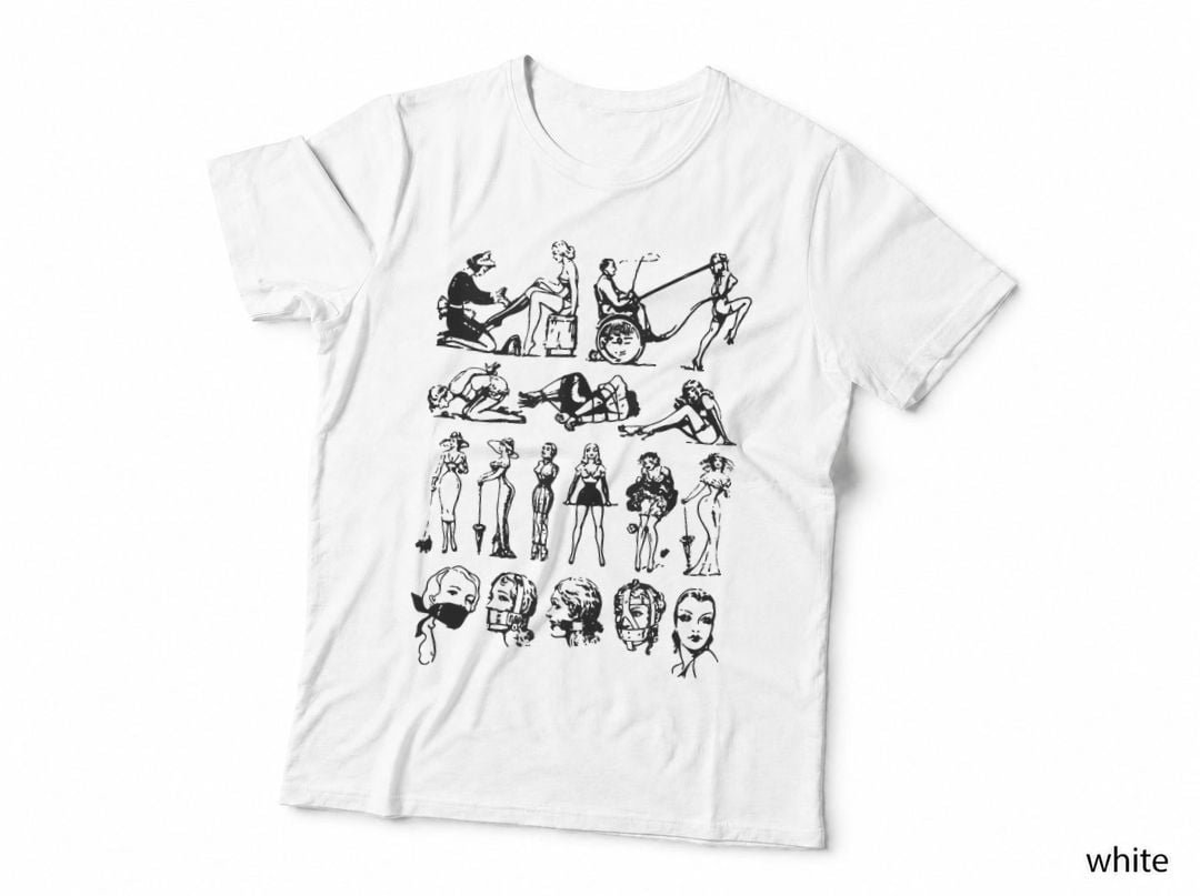 Vintage BDSM Bondage Erotica Kinky Fetish Retro BDSM Art Tank Top