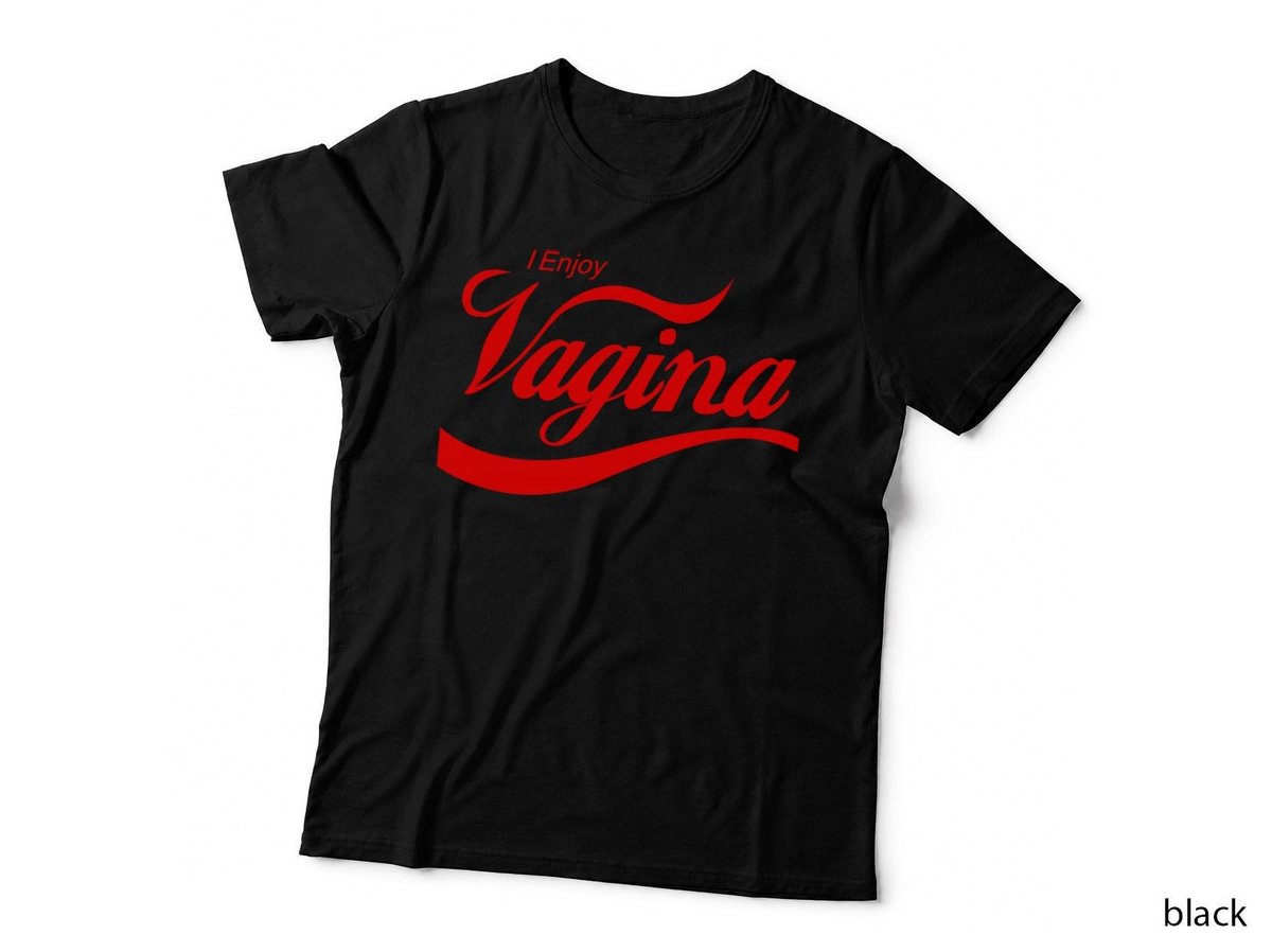 I Enjoy Vagina T-Shirt, Typography Art, Adult Humor