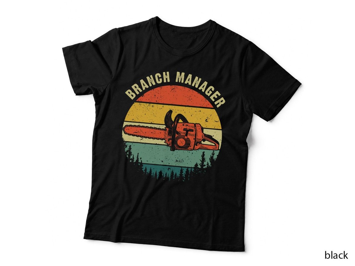 Cool Lumberjack Art Men Women Arborist Logger Branch Manager T-Shirt