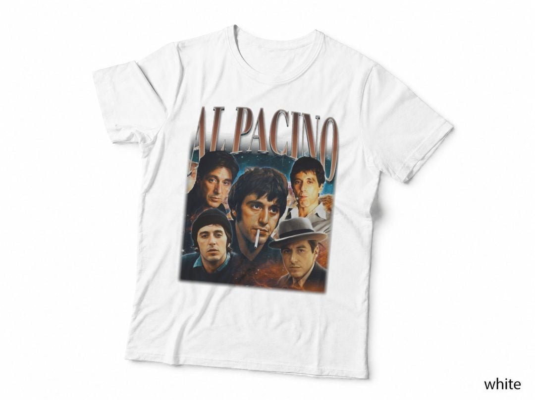 Al Pacino Iconic Movie Characters T-Shirt, Vintage Retro, Movie Buffs