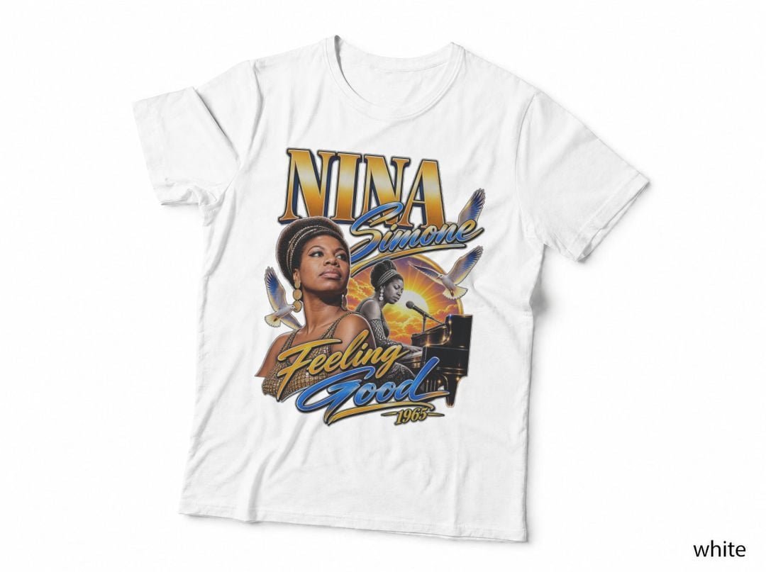 Nina Simone Feeling Good 1965 Jazz Soul Piano Singer R&B T-Shirt Hoodie Vintage