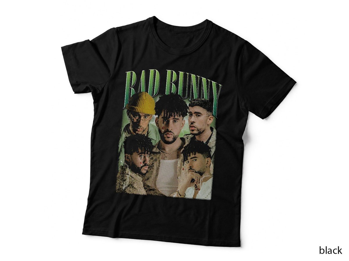 Bad Bunny T-Shirt, Latin Trap Music Fan Art, Reggaeton Artist Style