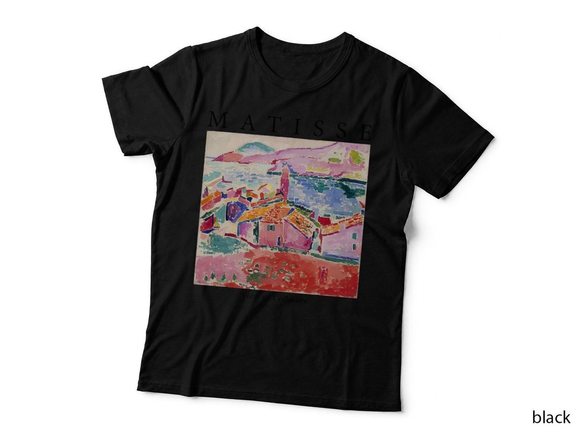 Henry Matisse View of Collioure art Painting T-Shirt