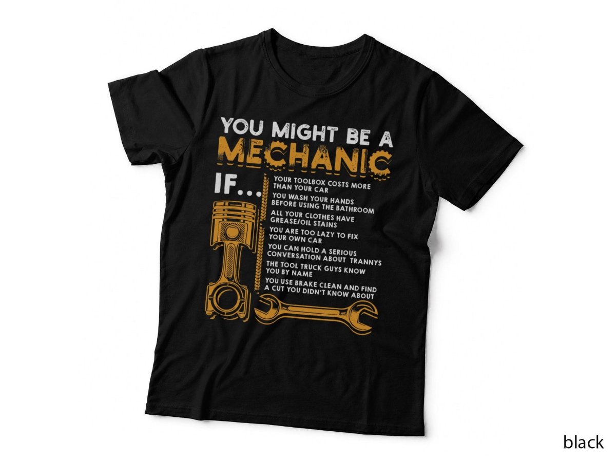 You Might Be A Mechanic T-Shirt, Funny Car Repair Gift Automotive Hoodie