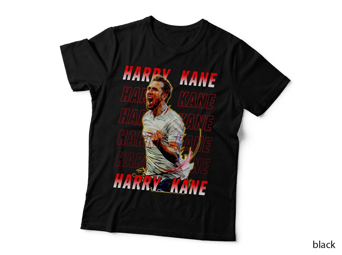 Harry Kane Football T-Shirt, Striker Celebration Pop Art, Soccer Fan