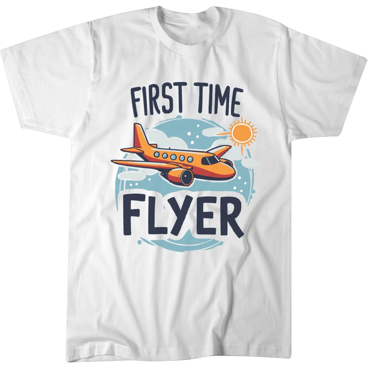 1st Time Flyer Plane Holiday T-Shirt