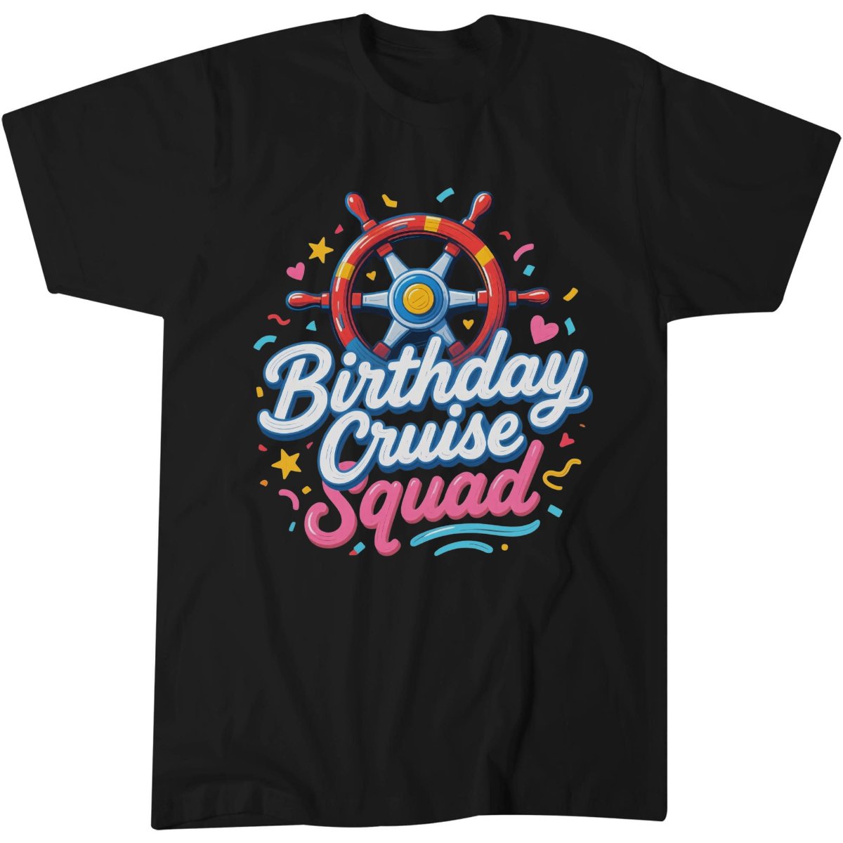Birthday Cruise Squad Cruising Vacation Funny Crew T-Shirt (2).png