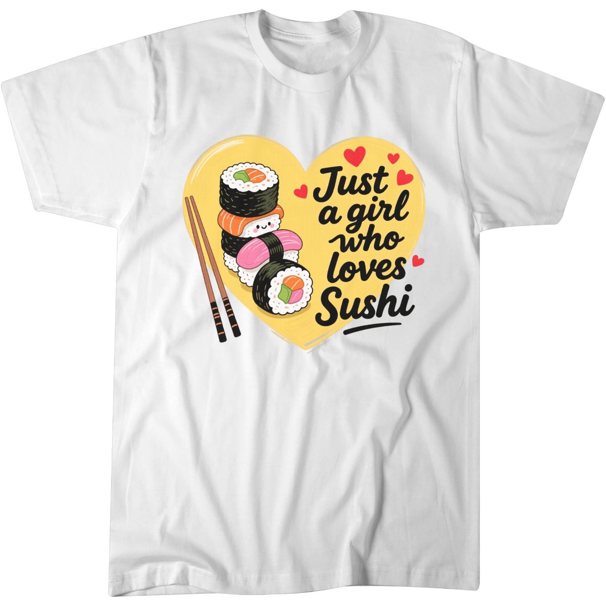 Cute Sushi Lover Shirt, Fashion Girl Gift Tee