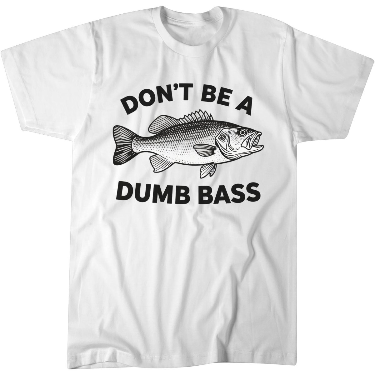 Funny Dad Hobby Shirt, Fishing Camping Gift Tee, Dumb Bass T-Shirt