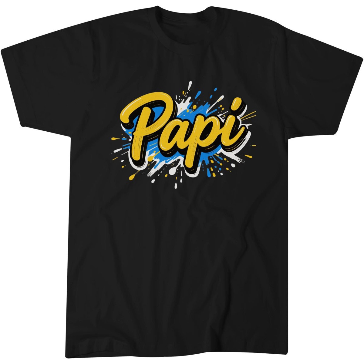 Funny Dad Shirt, Papi Gift Tee, Handlettered Papi T-Shirt