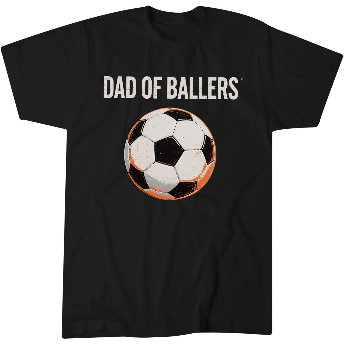 Funny Dad Shirt, Sports Fan Gift Tee, Soccer Ball T-Shirt