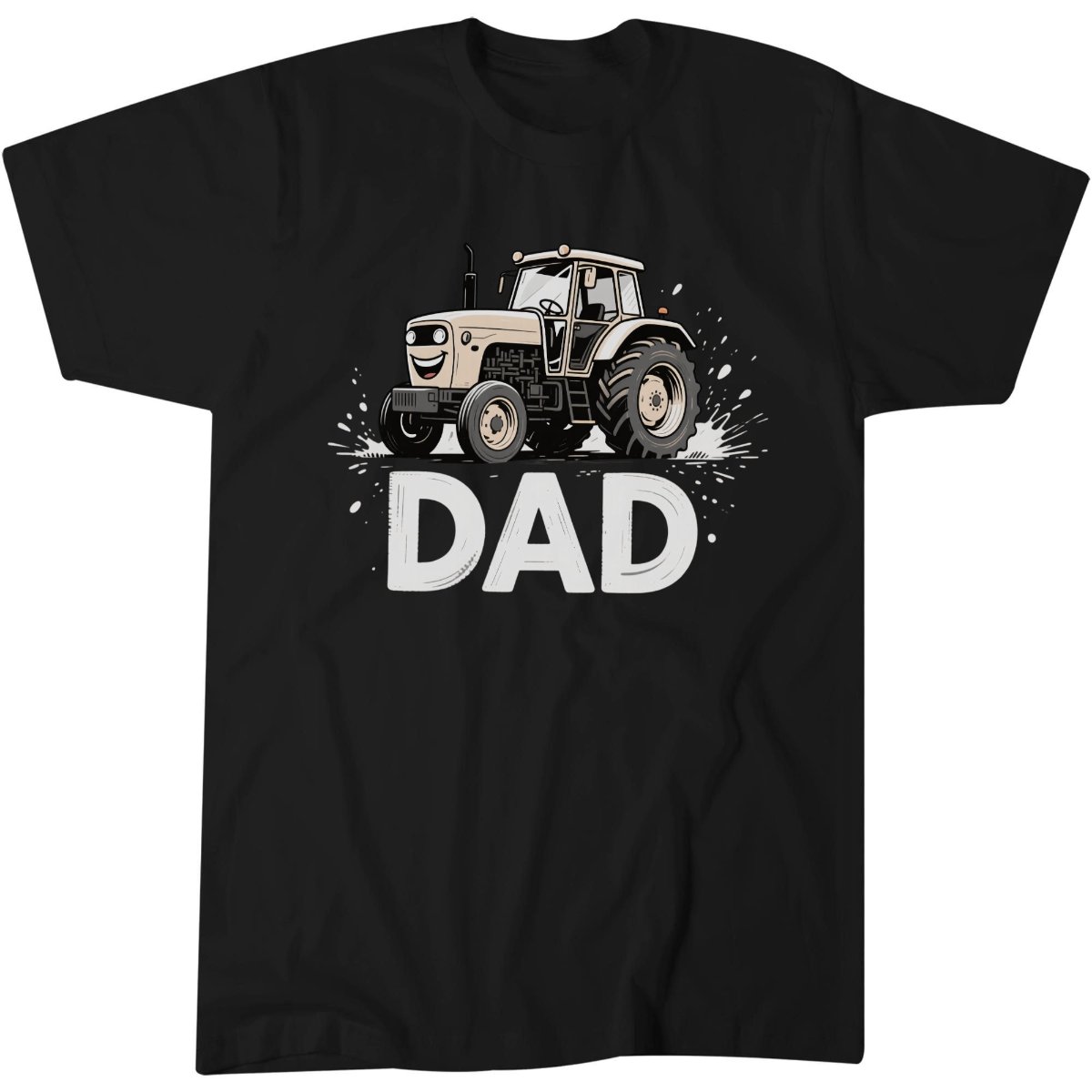 Funny Farmer Shirt, Dad Gift Tee, Smiling Tractor T-Shirt