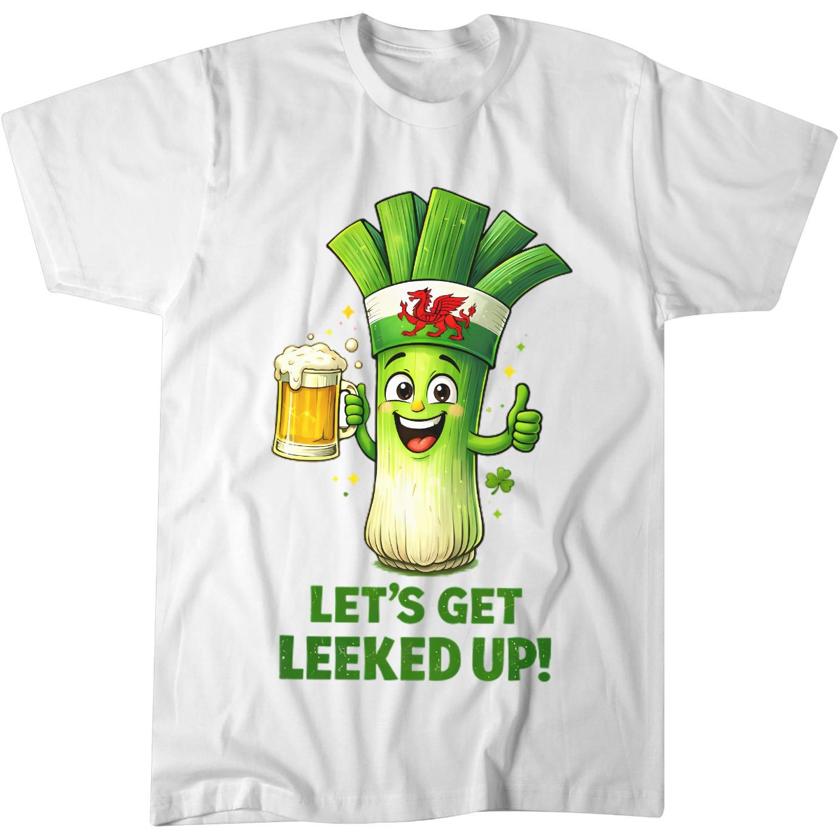 Funny Welsh Rugby Wales Leek St Davids Day T-Shirt
