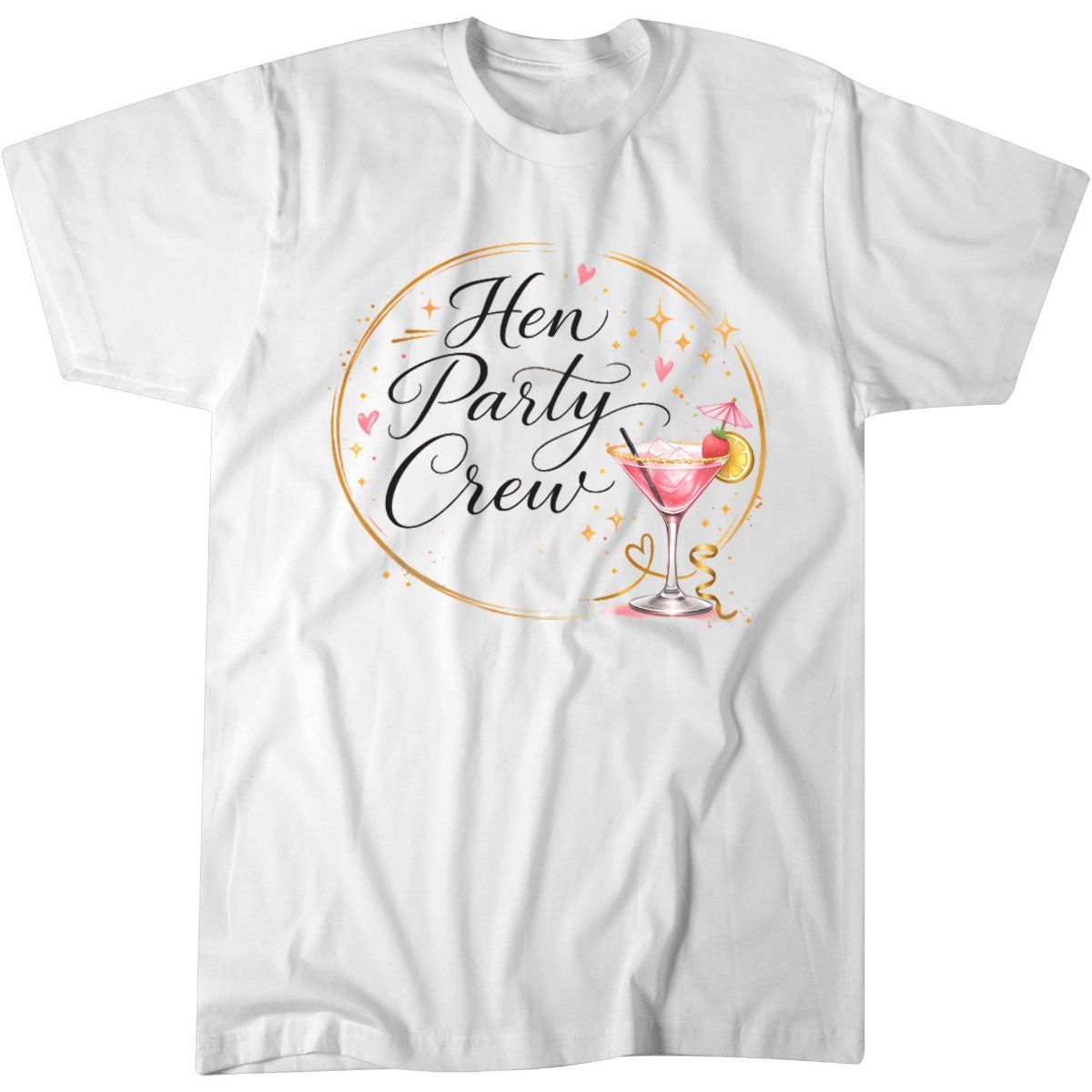 Hen Party Crew Matching Bridal Party T-Shirt