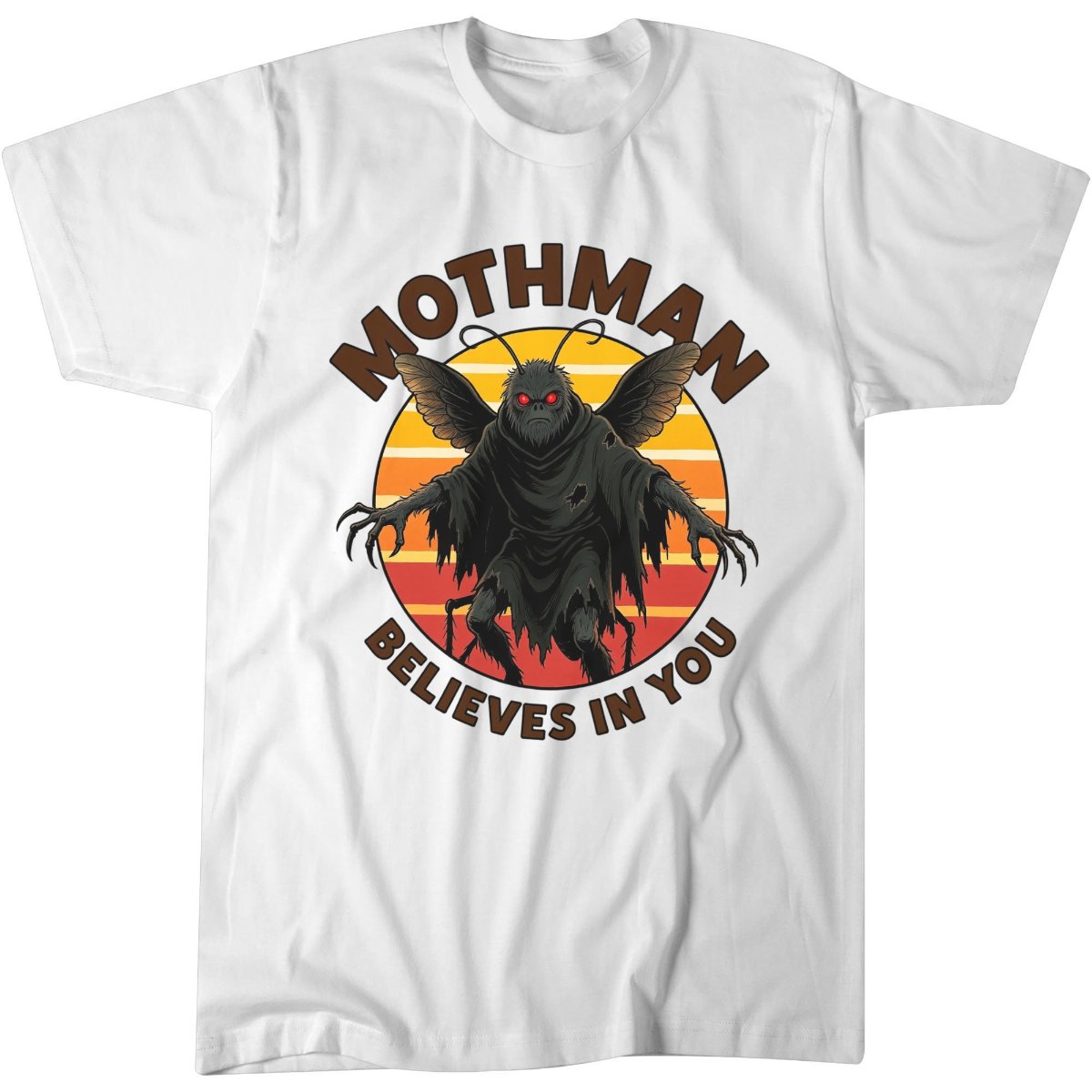 Mysterious Mothman Shirt, Retro Mythology Tee, Believes In You T-Shirt