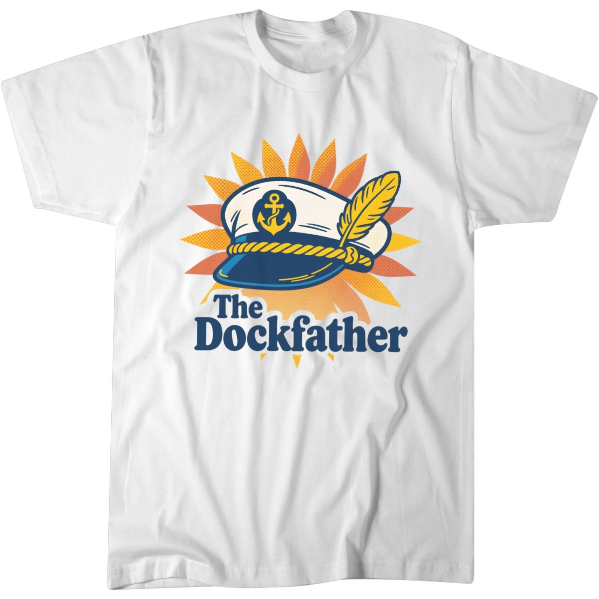 Retro Captain Shirt, Dad Hobby Gift Tee, Dockfather T-Shirt