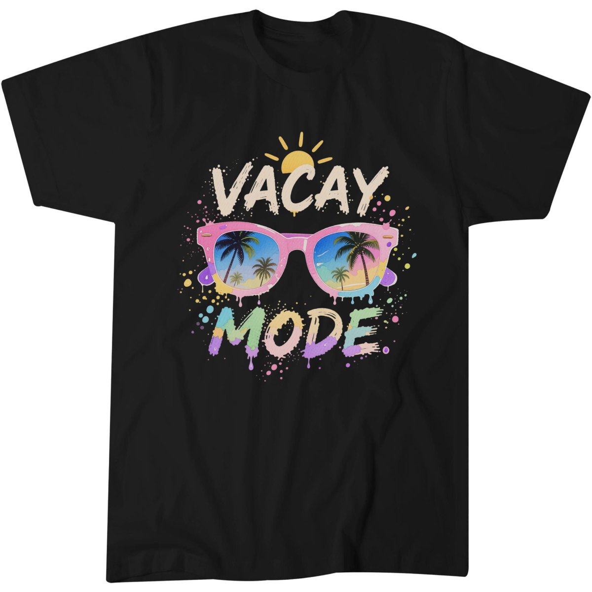 Sunglasses Shirt, Holiday Vacation Traveler Gift Idea Tee, Summer Vibes T-Shirt
