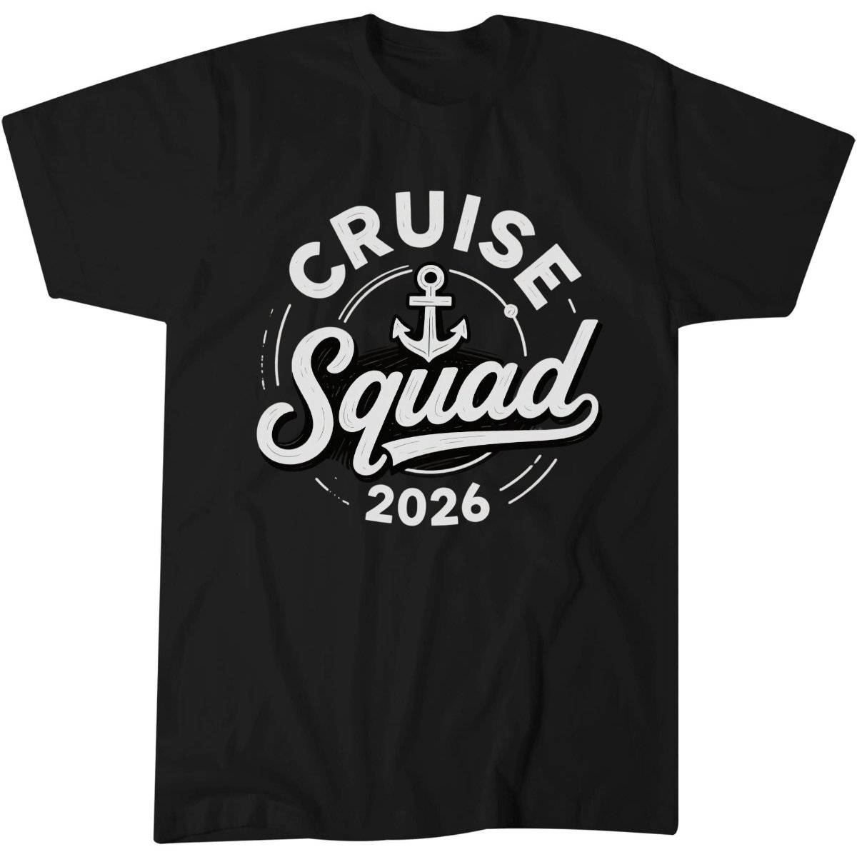 Cruise Squad 2026 Shirt, Family Vacation Gift Idea Tee, Nautical Holiday T-Shirt