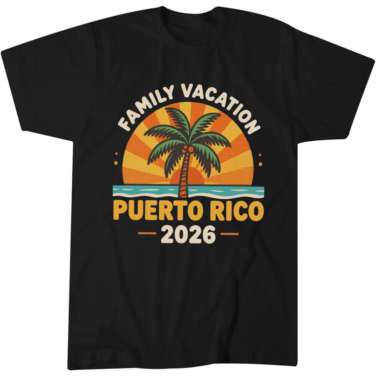Puerto Rico 2026 Family Vacation Shirt, Summer Holiday Trip Gift Idea T-Shirt