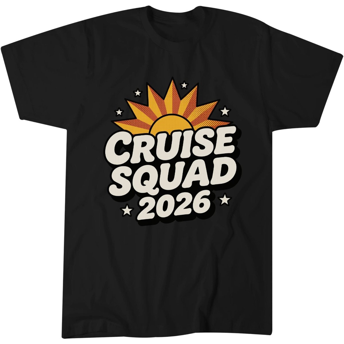 Cruise Squad 2026 Shirt, Travel Lover Vacation Gift Idea Tee, Retro 70s T-Shirt