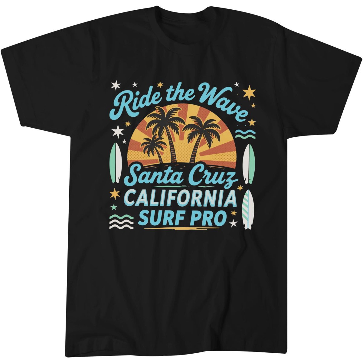 California Shirt, Beach Vacation Surfing Lover Gift Idea T-Shirt