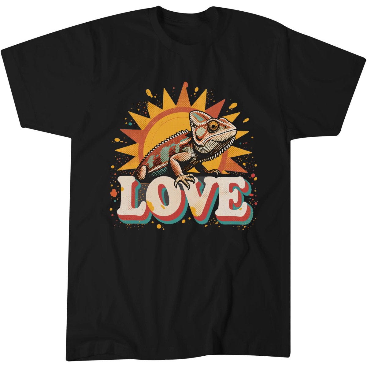 Love Shirt, Bearded Dragon Owner Gift Idea Tee, Funny Lizard Lover T-Shirt 2