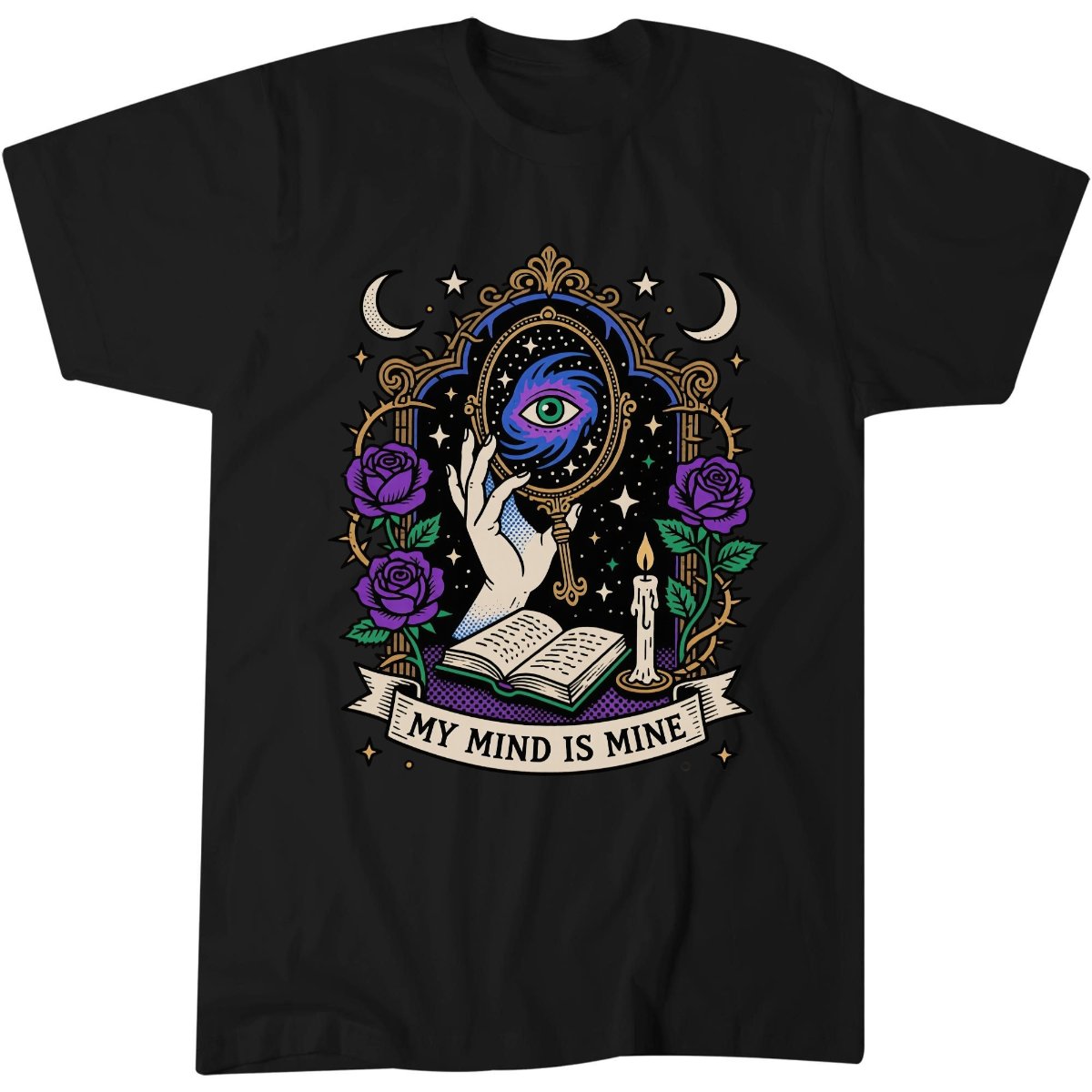 My Mind Is My Mind Shirt, Gothic Tattoo Fan Gift Tee, Fierce T-Shirt